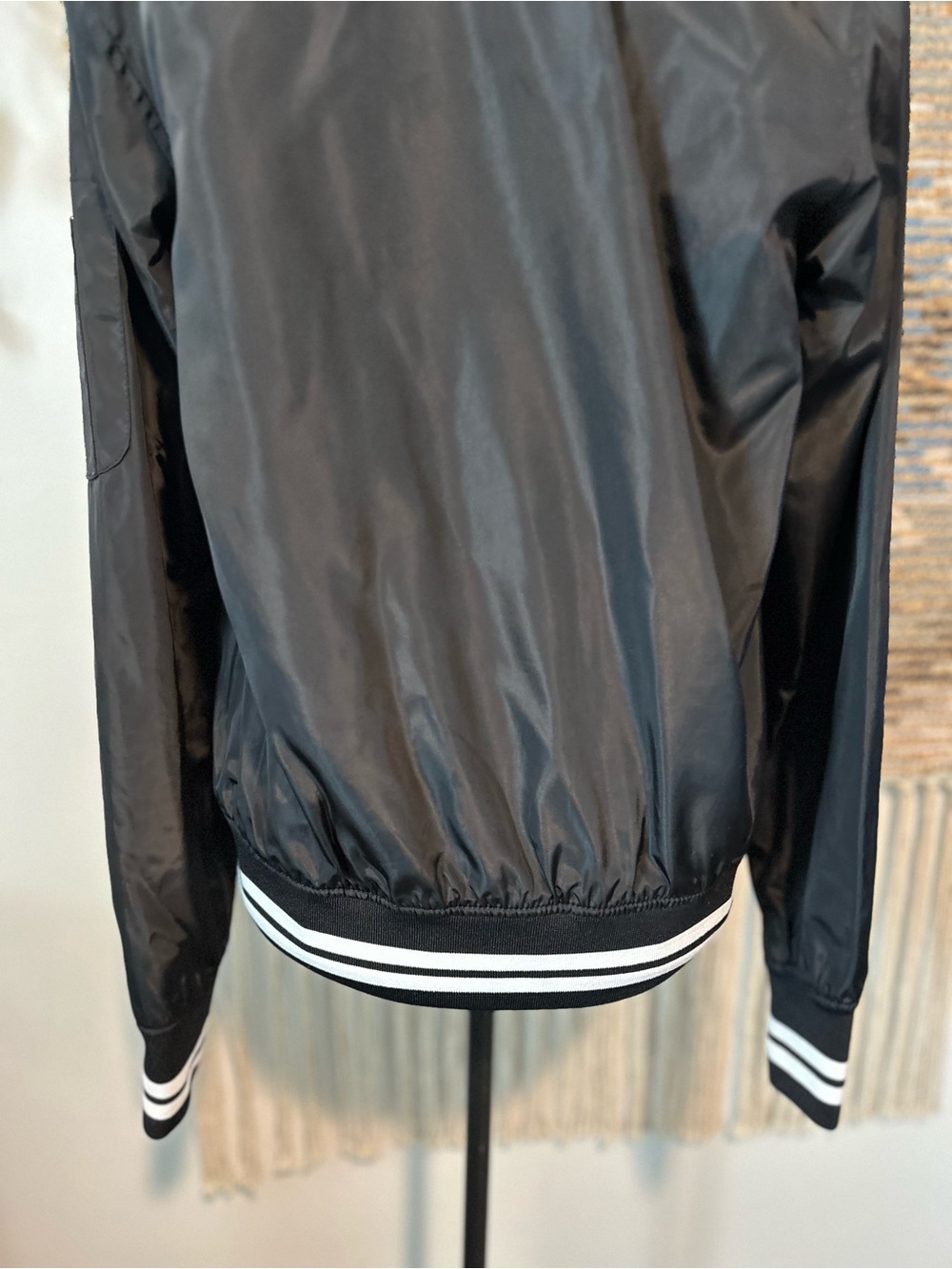 Ci Sono Jacket with Striped Trim - Picture 8 of 9